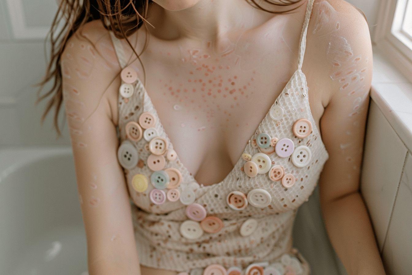 Boutons entre les seins : causes, symptômes et solutions pour s'en débarrasser