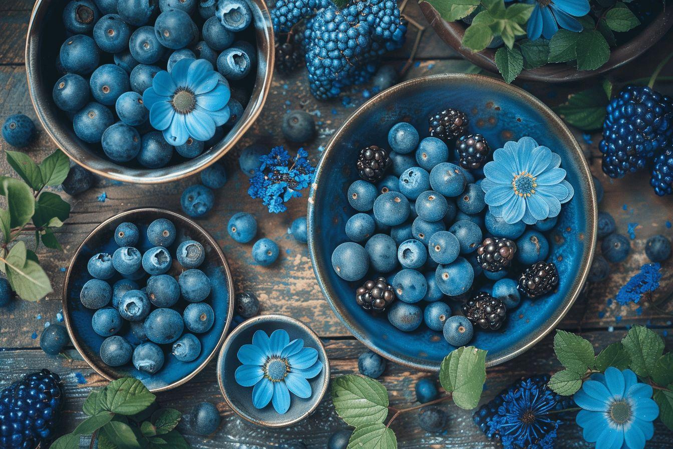 Pourquoi les aliments bleus n'existent-ils pas ? Comprendre la rareté des aliments de couleur bleue